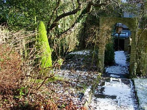 Looking through the archway